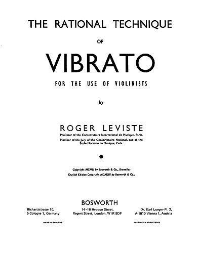 The Rational Technique Of Vibrato